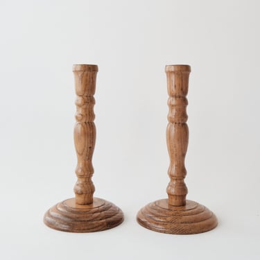 Wooden Candle Holders 