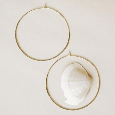 Satomi Studio | Extra Large Hammered Hoop