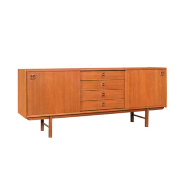 Mid-Century Modern Teak "Korsor" Credenza by Erik Wortz