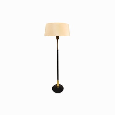 Gerald Thurston Floor Lamp Metal Brass Mid Century Modern 