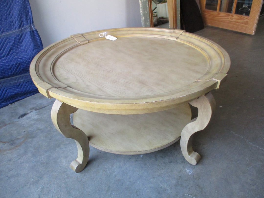 BALLARD DESIGN ROUND COFFEE TABLE Sarah Cyrus Home Atlanta, GA
