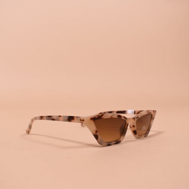 Cream Tortoise Shell Cat Eye Sunglasses