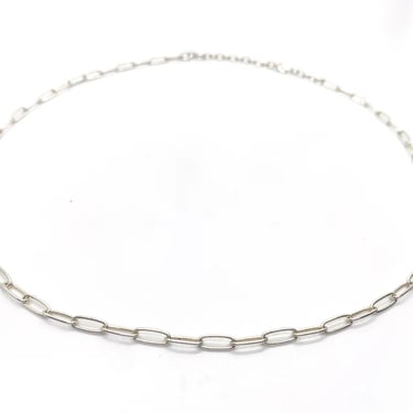 Selah Vie NYC | Thick Paperclip Chain Sterling Silver