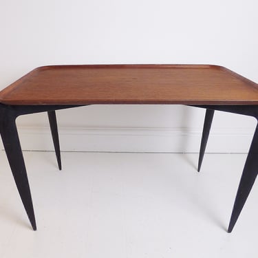 Rare Vintage Teak Tray Table / Coffee Table By Willumsen & Engholm For Fritz Hansen 