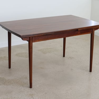 Mid Century Danish Modern Rosewood Dining Table 