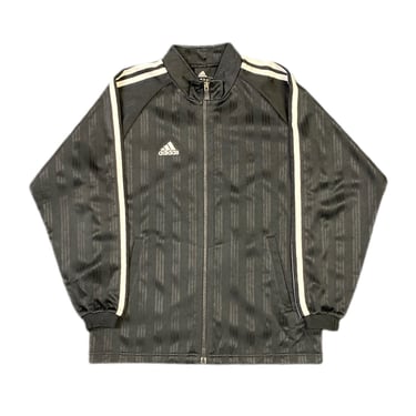 (S) Black Adidas Track Jacket 032222 JF