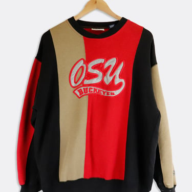 Vintage Ohio State University Buckeyes Multi Coloured Sweatshirt Sz M