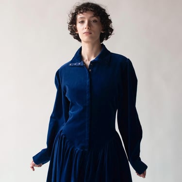 Blue Velvet Dress | Norma Kalmali 