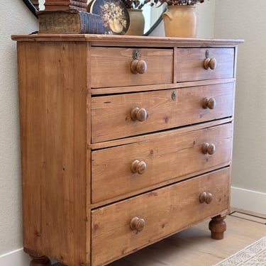 Antique English Pine Dresser 