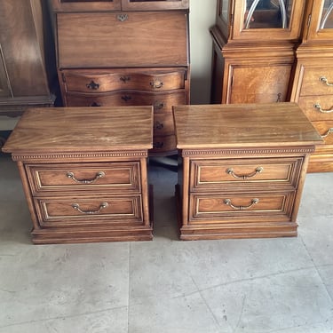 Pair of 2 Drawer Nightstands