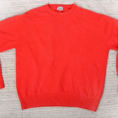 Glenshiel 100% CASHMERE Sweater Scotland Peony Coral Pink Red, 48