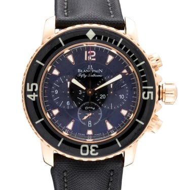 Blancpain Fifty Fathoms Chronographe Flyback in Rose Gold - SOLD