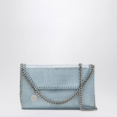 Stella Mccartney Falabella Shoulder Wallet Bag Sapphire Blue Women