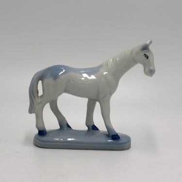 vintage porcelain horse made in japan 