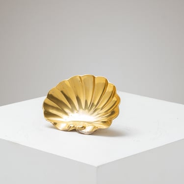 VIDE POCHE COQUILLE EN LAITON, 1960s