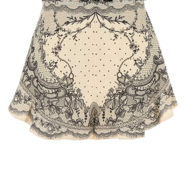 Zimmermann Women Printed Linen Crush Shorts