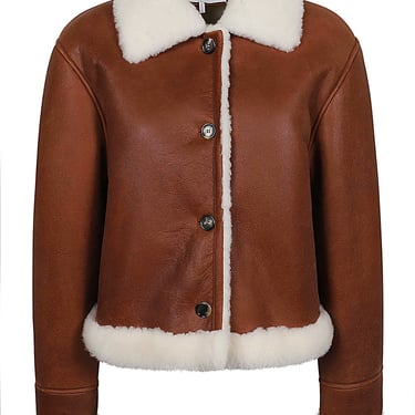 Loewe Women Shearling Leather Jacket