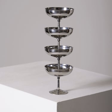 SET DE 6 COUPES À GLACE EN MÉTAL