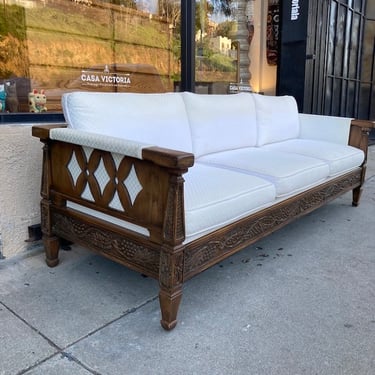 Don't Fret | Mid-century Spanish/Moroccan-style Sofa by ROMWEBER