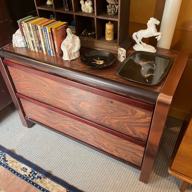 High End Rosewood Filing Cabinet