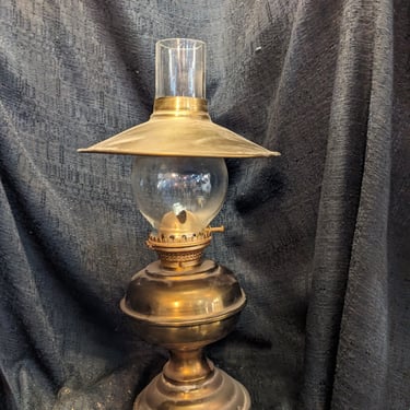 Brass Lantern with wick 13 x 7