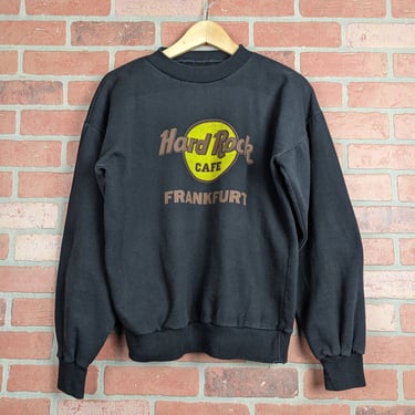 Vintage 90s Hard Rock Cafe Frankfurt ORIGINAL Crewneck Sweatshirt - Medium / Large 