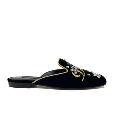 Dolce & Gabbana Velvet Mules Women