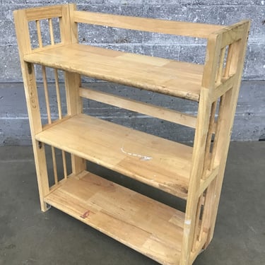 Folding Wooden Shelf (Seattle)