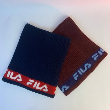 90’s Fila neck warmer, vintage fila scarf, vintage sport neck warmer 