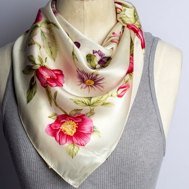 CTHY HIGH-END VINTAGE SILK SCARF小物 CTHY HIGH-END VINTAGE SILK