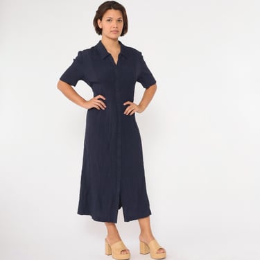 90s button down dress Looking for a pattern for a up : r/sewing Plein Sud 90s Maxi Button