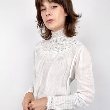 A Romantic Choice White Edwardian Blouse