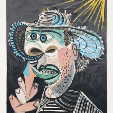 Homme au Cornet, Pablo Picasso (After), Marina Picasso Estate Lithograph Collection 