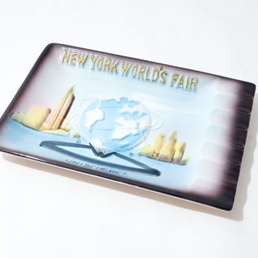 Vintage World's Fair Ashtray, Unisphere, 1964 