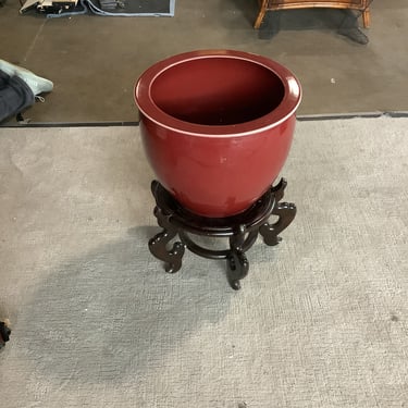 Large Flower Pot and Stand