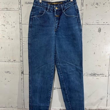 Vintage 90s  26 waist women's Girbaud straight leg baggy blue denim jeans 