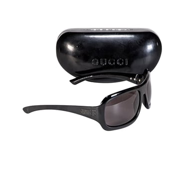 Gucci - Black Rectangular Sunglasses