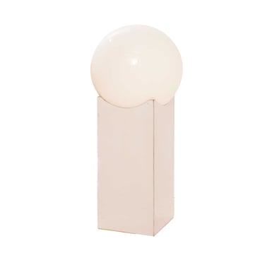 White Globe Table Lamp 