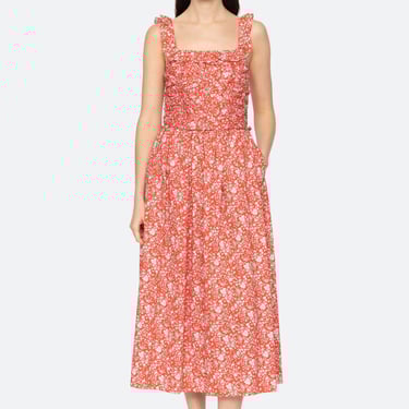 Lucille Midi Dress - Red