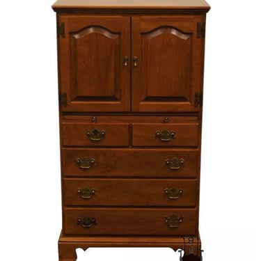 RARE ETHAN ALLEN Heirloom Nutmeg Maple Colonial Early American 26" Bedside Gentleman's Chest 900 