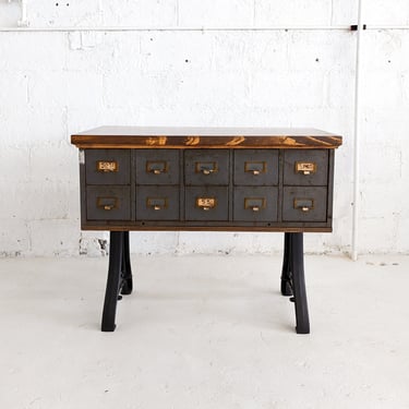 Industrial Multi-Drawer Console