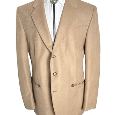 Vintage FARAH Western Blazer ~ size 42 to 44 Long ~ jacket / sport coat ~ Cowboy / Rockabilly 