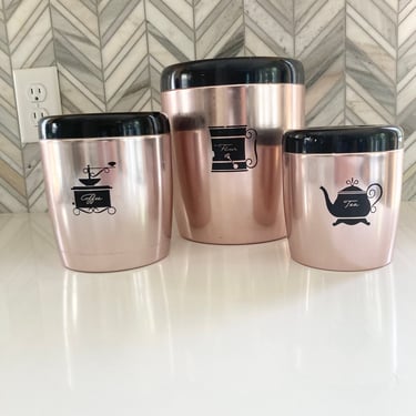 Vintage West Bend Rose Gold Copper Color Aluminum | Tripod Vintage