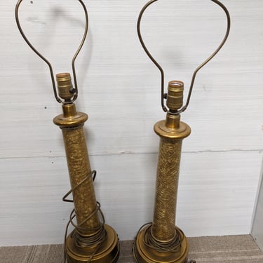 Pair of Vintage Lamps 6 x 31