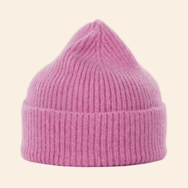 Wool beanie, taffy