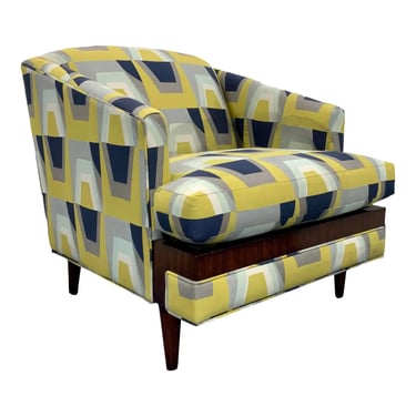 Mid-Century Modern Style Theodore Alexander Club Chair as Is