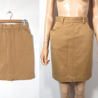 Vintage 80s/90s Banana Republic Desert Safari Cotton Mini Skirt Size 25 Waist 