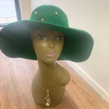 Green Statement Hat 