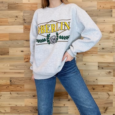 Oberlin College Vintage Pullover Sweatshirt 