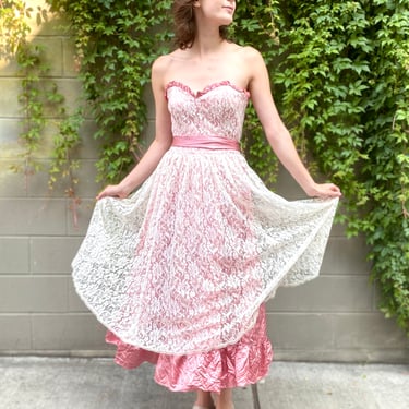 Valentine Sweetheart Gunne Sax Prom Dress